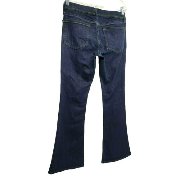 Y2K Early 2000s Old Navy Low Rise Dark Wash Boot Cut/ Flare Jeans - Picture 5 of 10